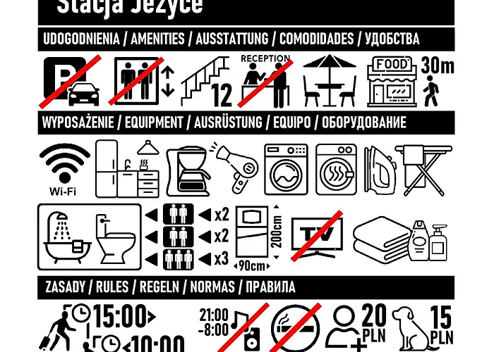 Stacja Jezyce אכסניה *